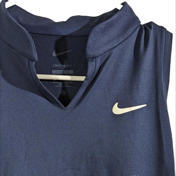 Nike Navy Blue Tennis Dress Court Victory Womens Size Medium DV3490